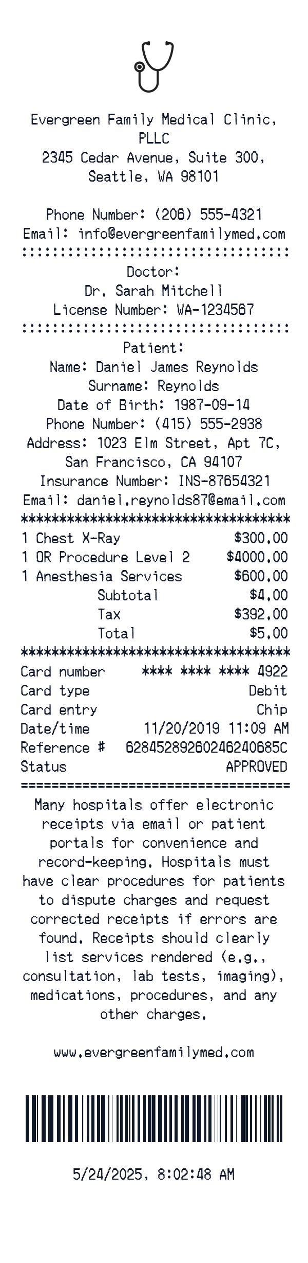 Generate Doctor Receipt thumbnail
