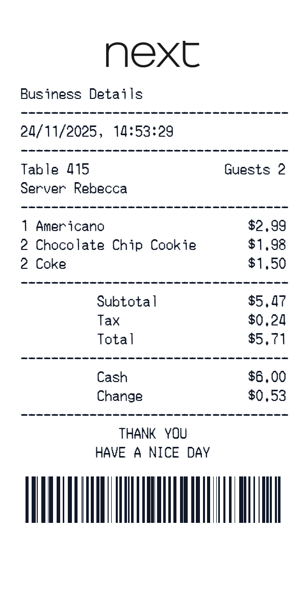 Next Receipt Free Next Receipt Generator - ReceiptGenerate.com