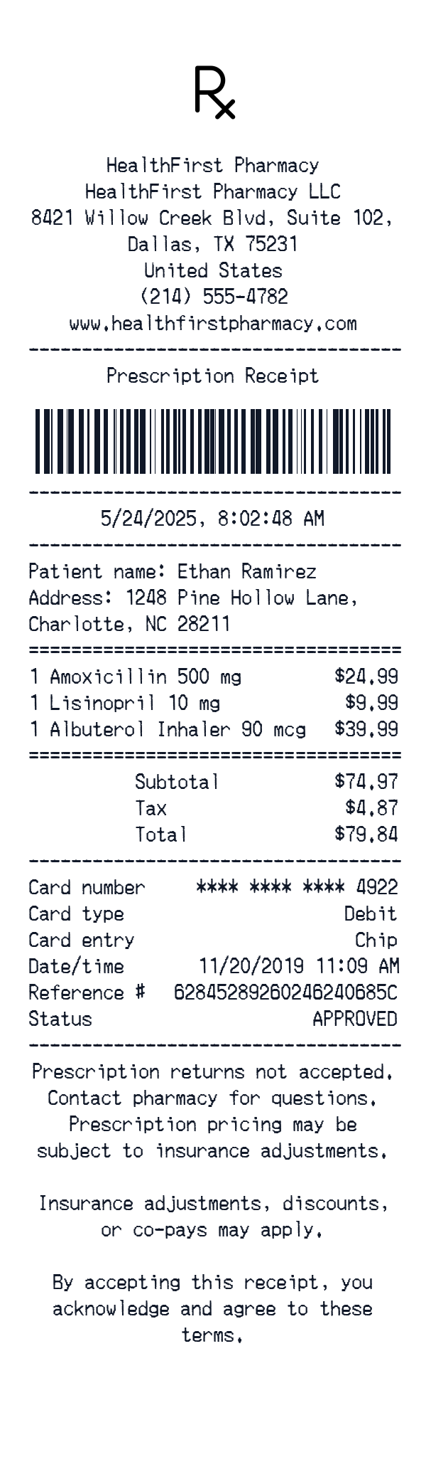 Generate Prescription Receipt thumbnail